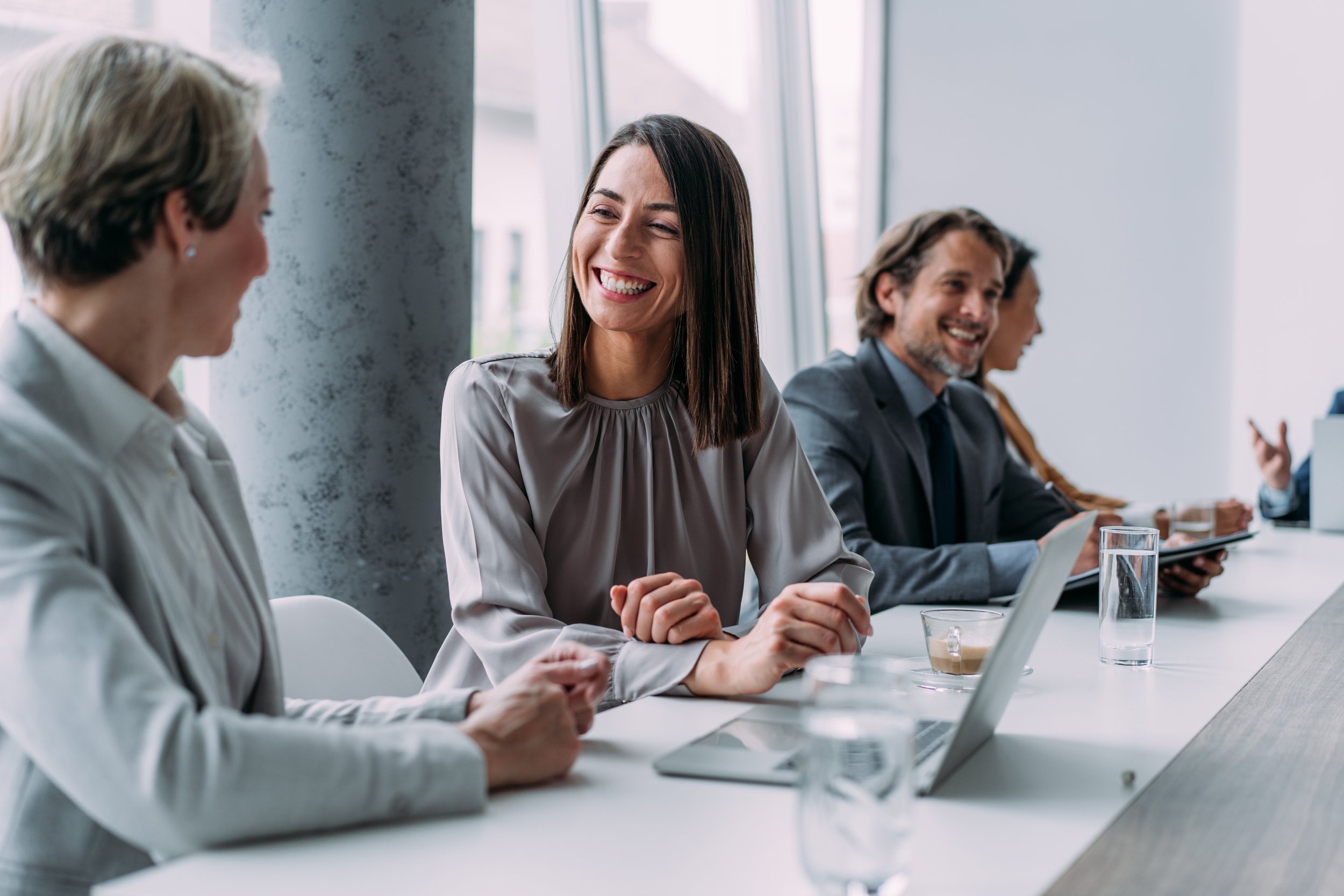 Business persons on meeting in the office.